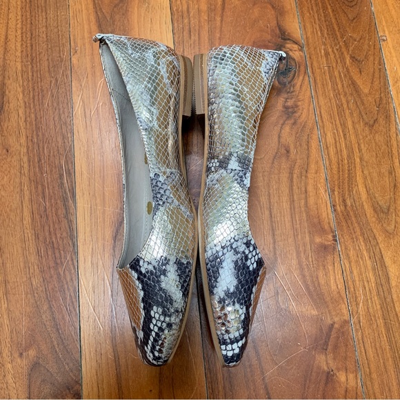 Boden Olive Ballerinas Flats – Pale Gold Snake size 7.5 - Picture 7 of 9